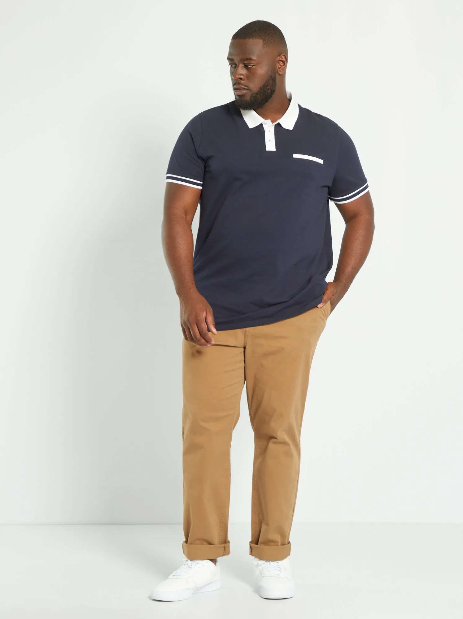 Pantaloni chino slim L34 - marrone