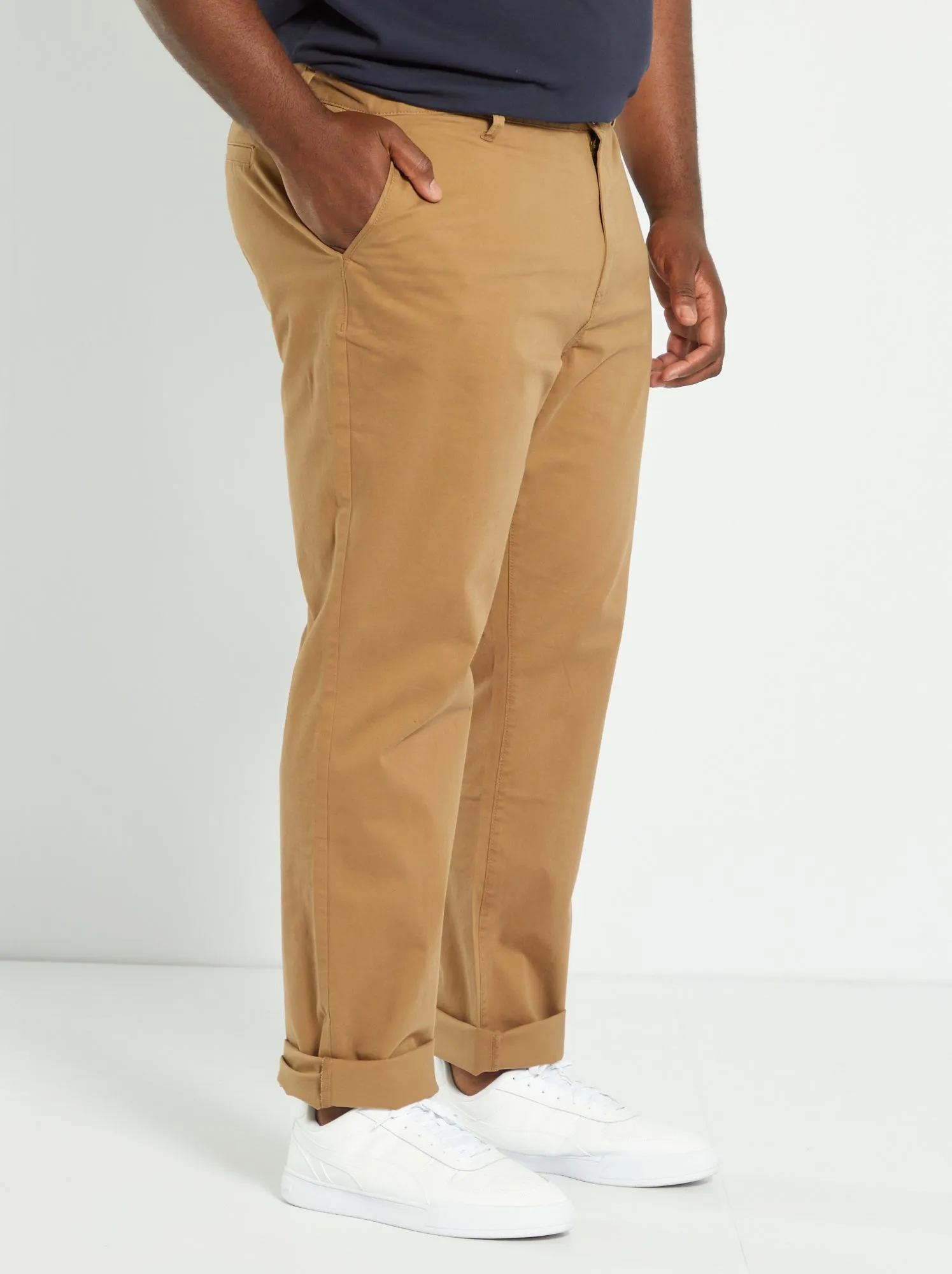 Pantaloni chino slim L34 - marrone