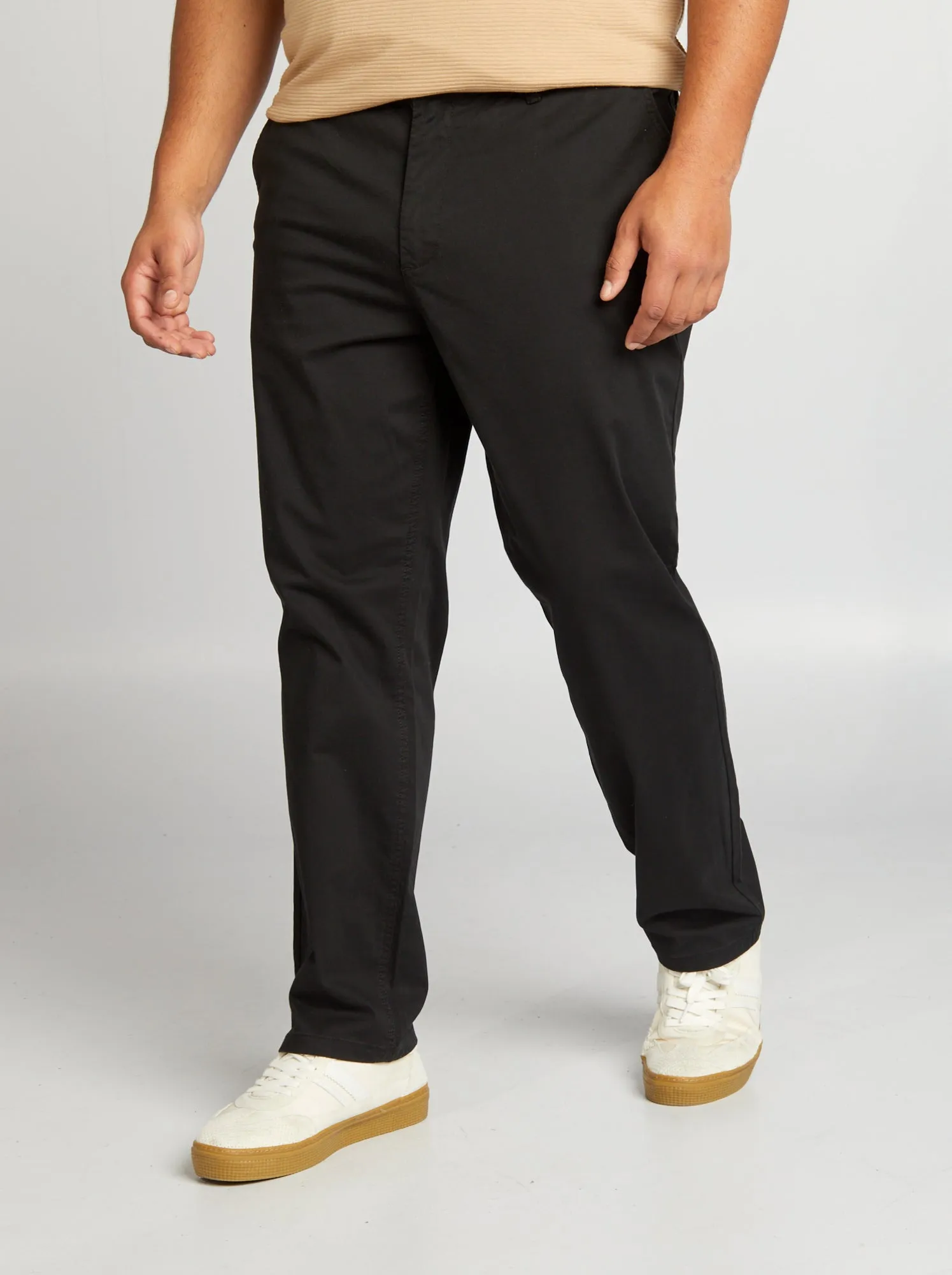 Pantaloni chino slim L34 - Nero