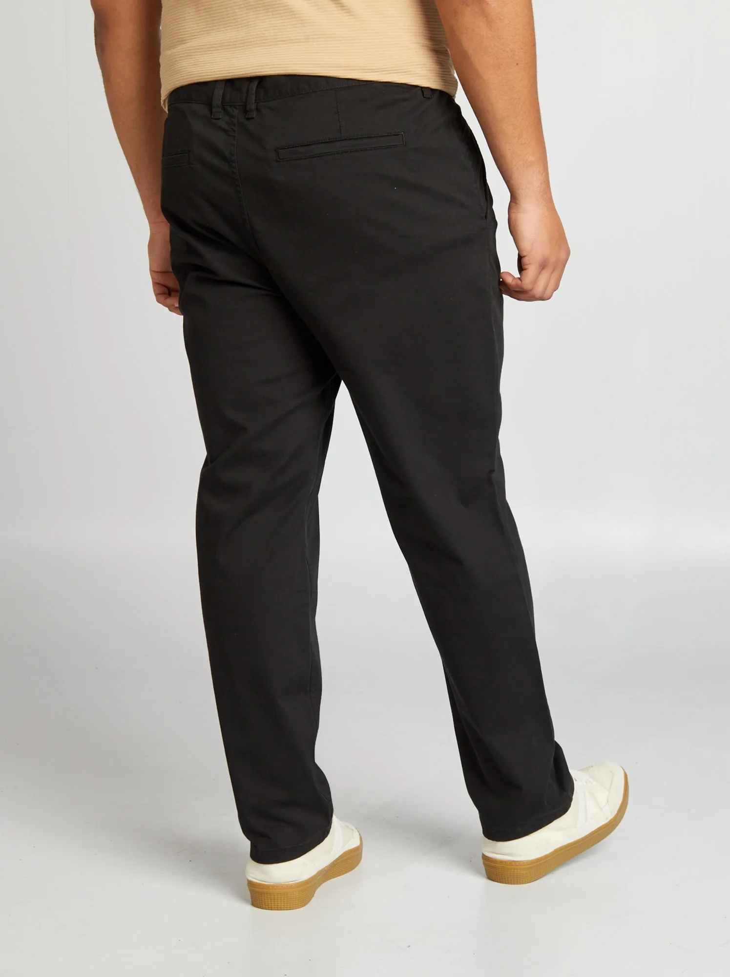 Pantaloni chino slim L34 - Nero