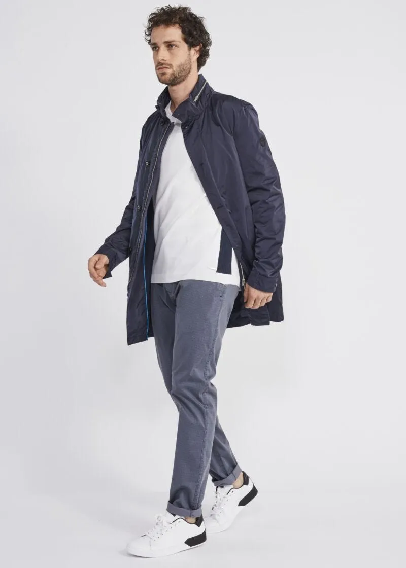 Pantaloni con motivo pied de poule