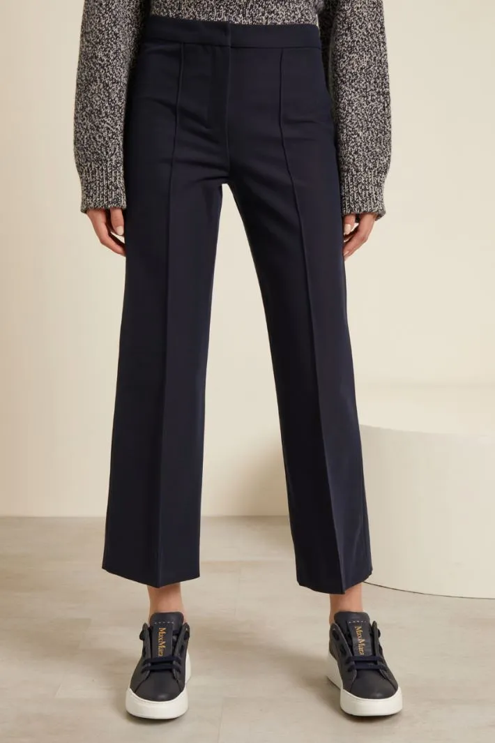 Pantaloni cropped stretch