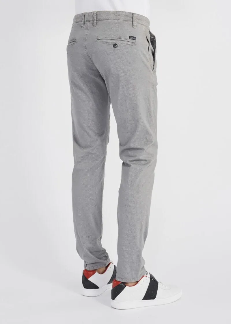 Pantaloni in gabardina stampata