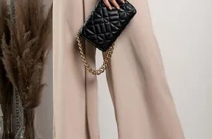 Pantaloni lunghi eleganti Veronna, beige