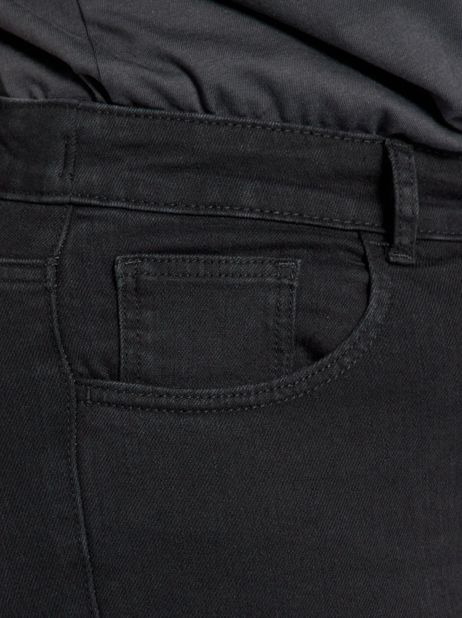 Pantaloni skinny stretch - 5 tasche - L30 - NERO