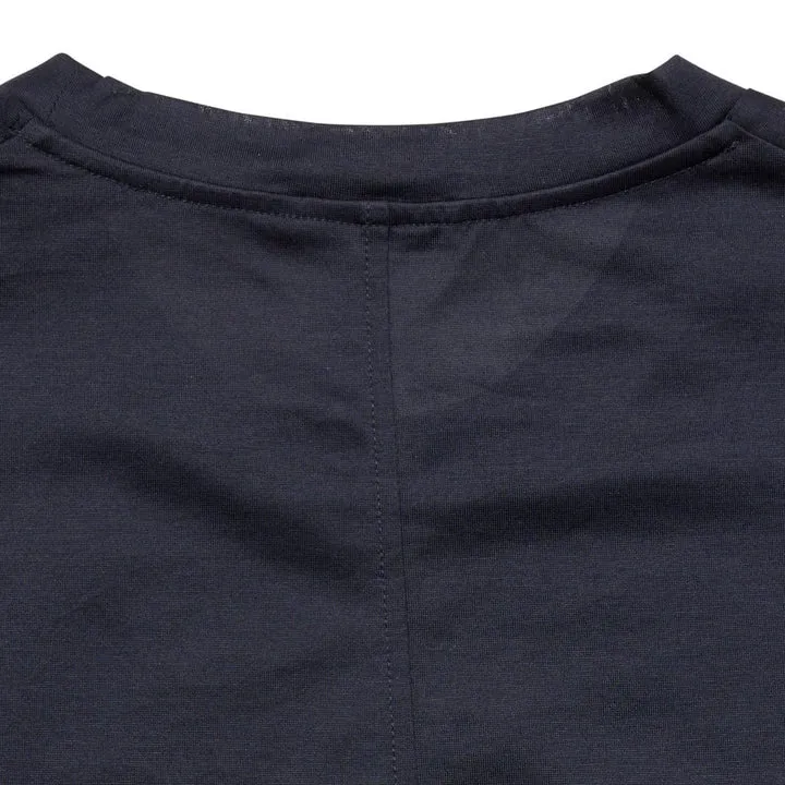 Paolo Pecora Shiny Cotton Jersey T-Shirt / Blue