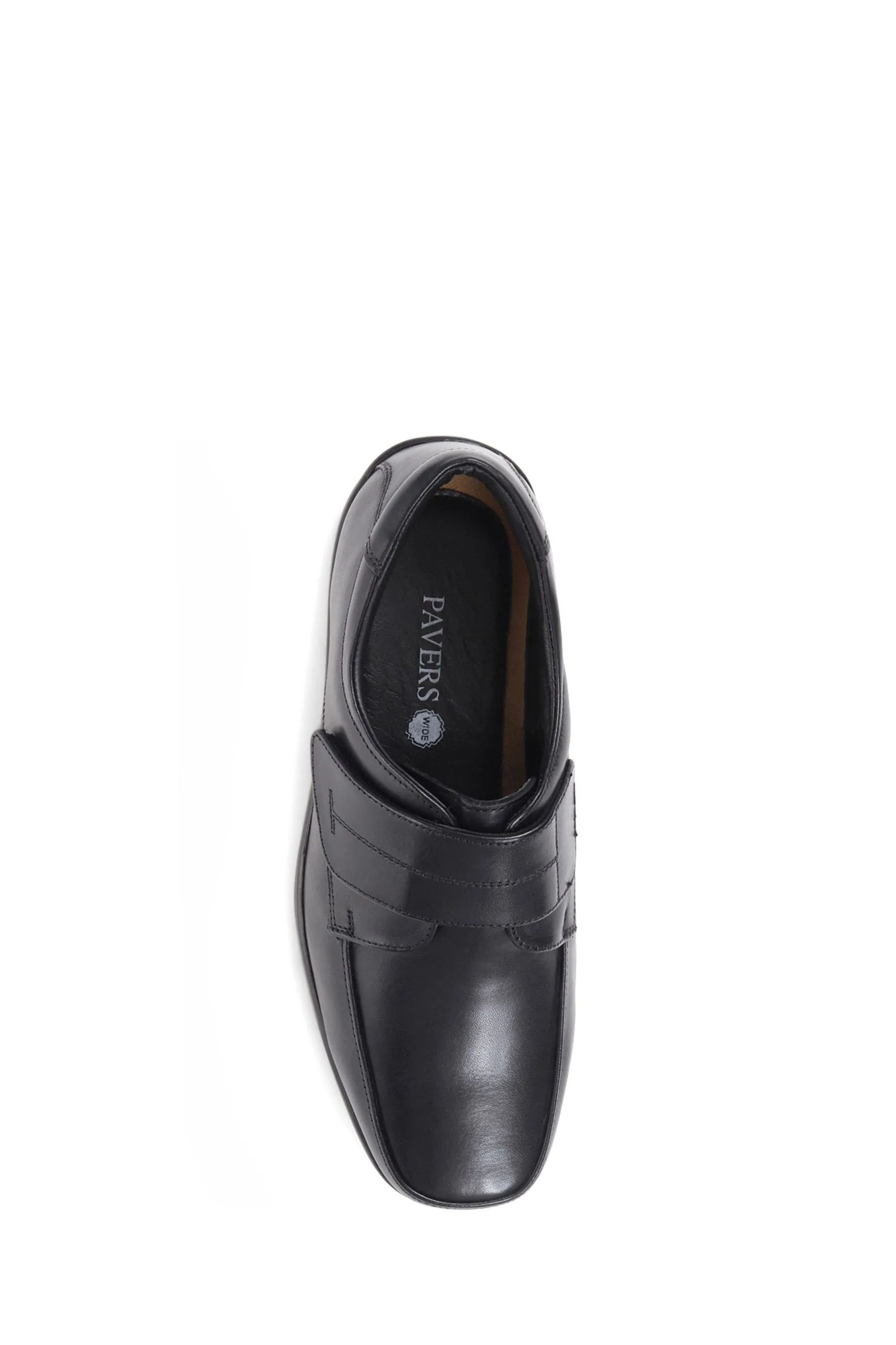 Pavers Gents - Scarpe con fibbia/Velcro Nero - Scarpe eleganti