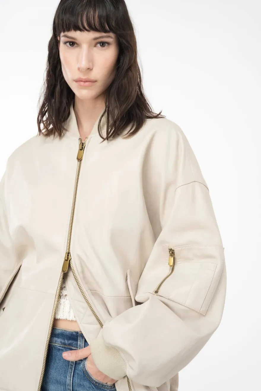 PINKO Bomber in nappa