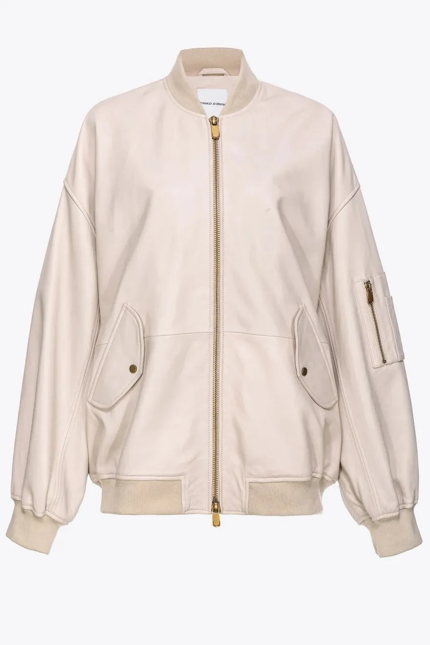 PINKO Bomber in nappa