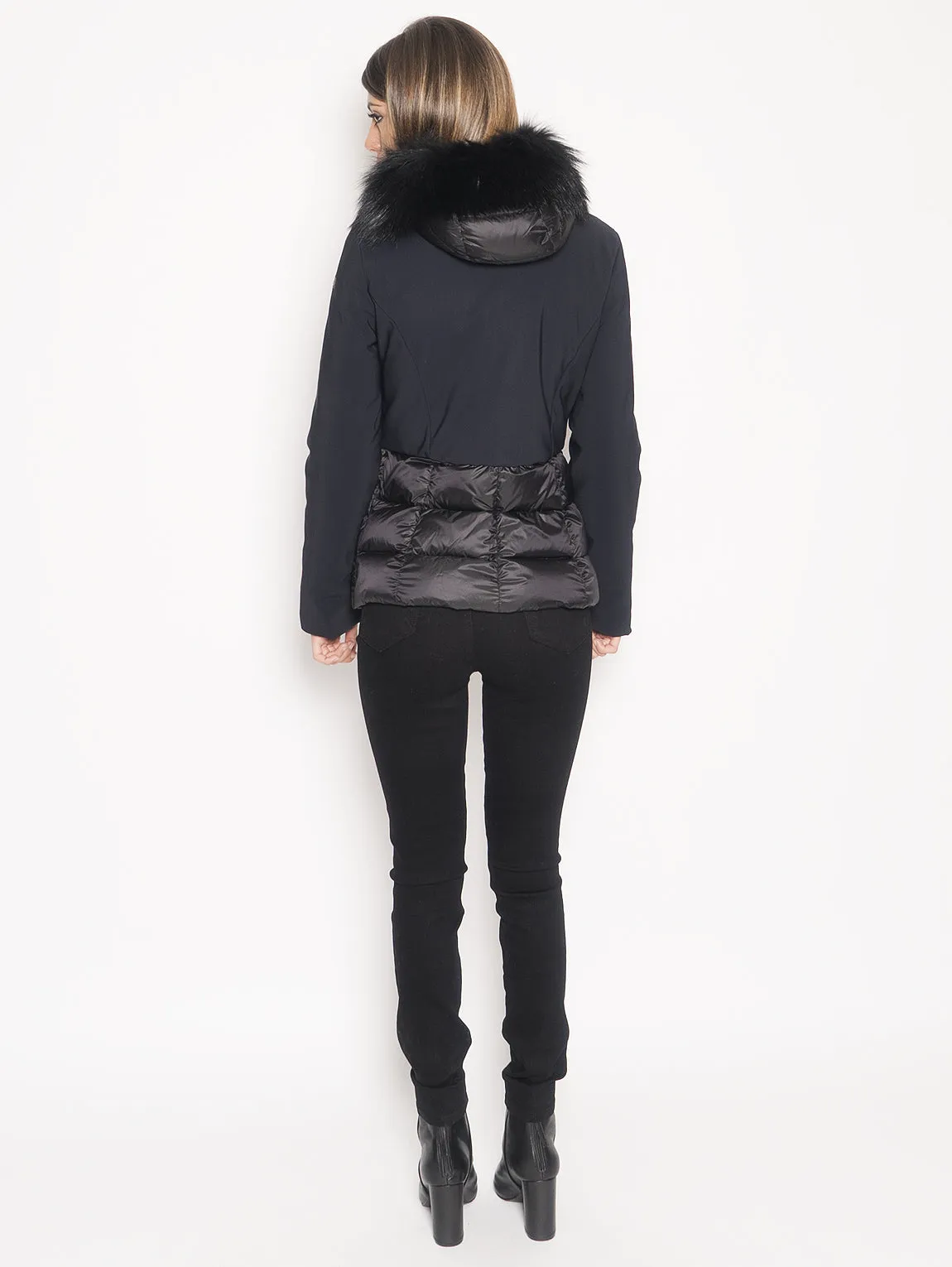 Piumino Winter Hibrid Hood Nero
