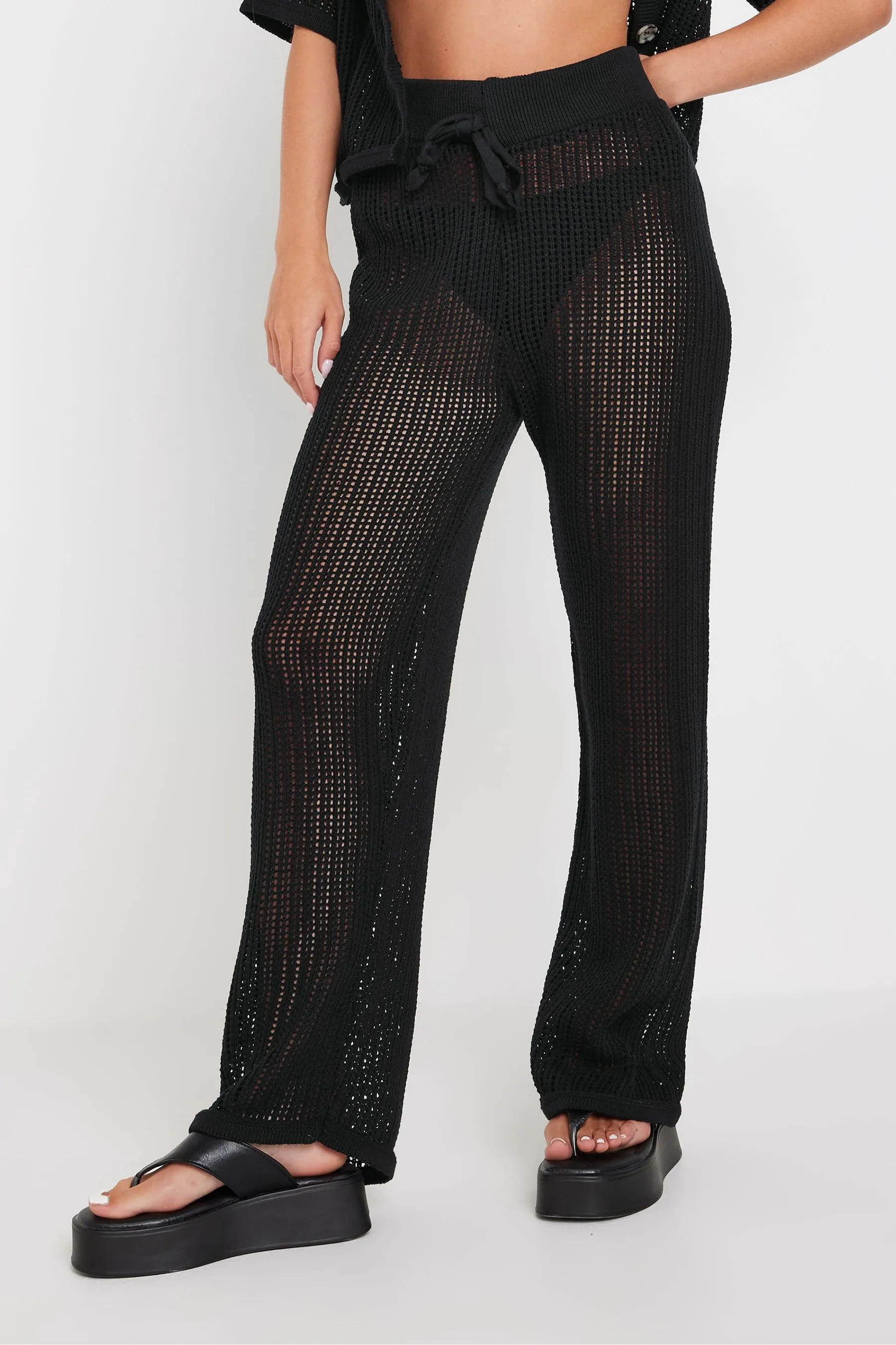 PixieGirl Petite Crochet Pantaloni a gamba larga    