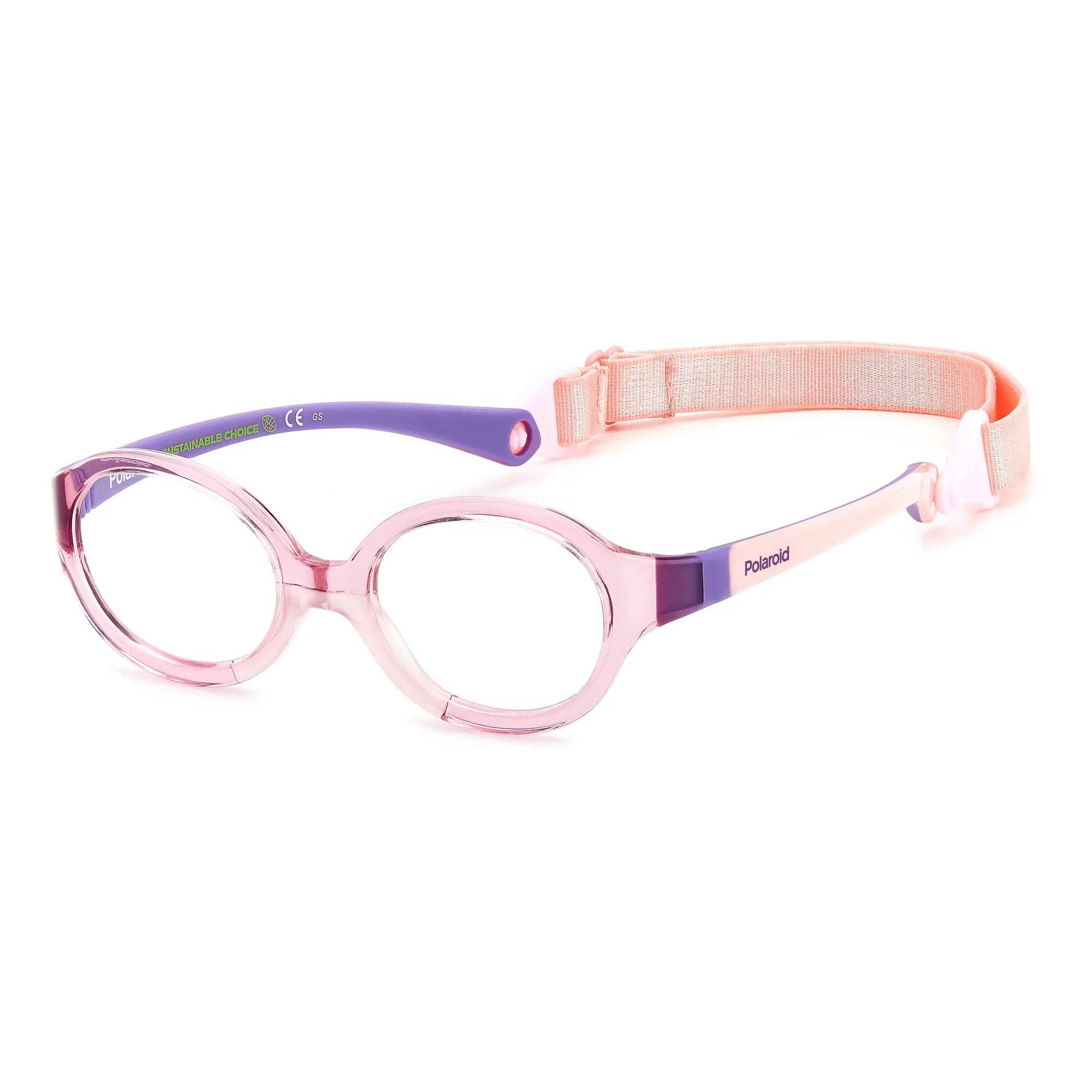   Polaroid Kids PLD K001 - S1V Rosa Viola | Occhiale Da Vista Bambino 