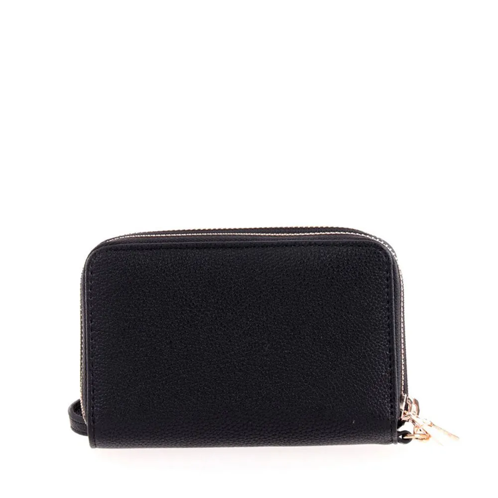 Portafoglio Donna GUESS con Due Scomparti Linea Meridian Colore Nero