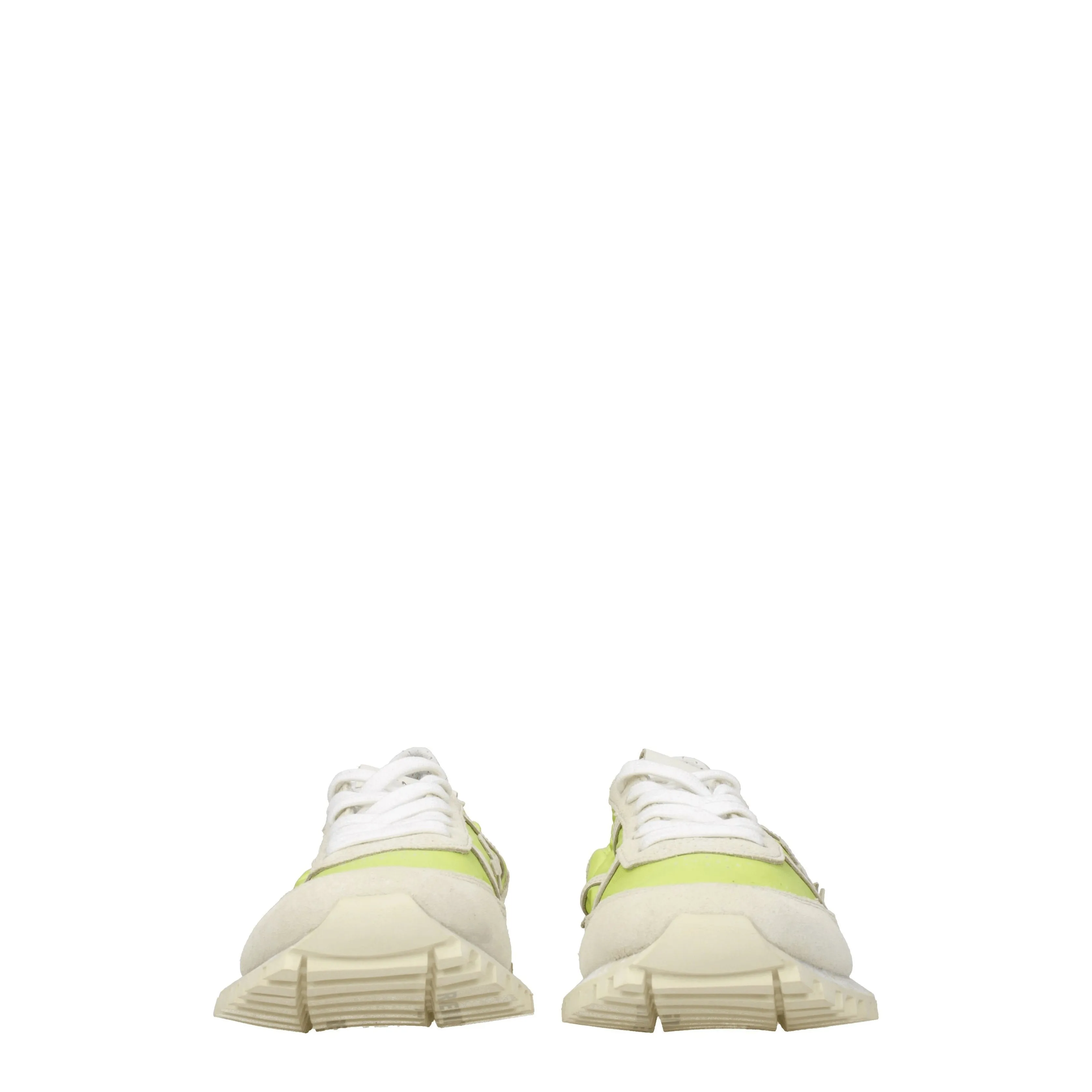 Premiata Sneakers Seand Donna Camoscio Beige/Verde