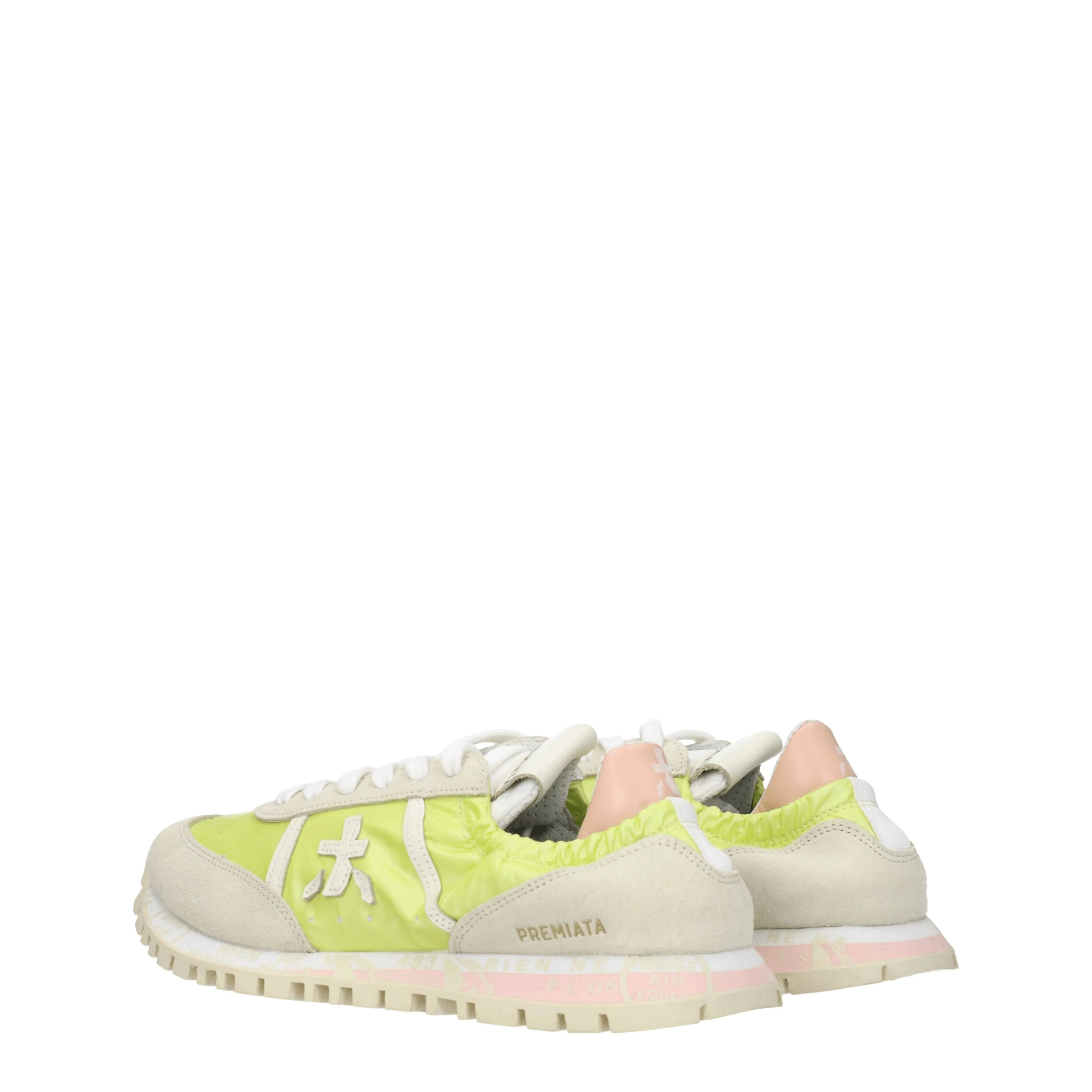 Premiata Sneakers Seand Donna Camoscio Beige/Verde