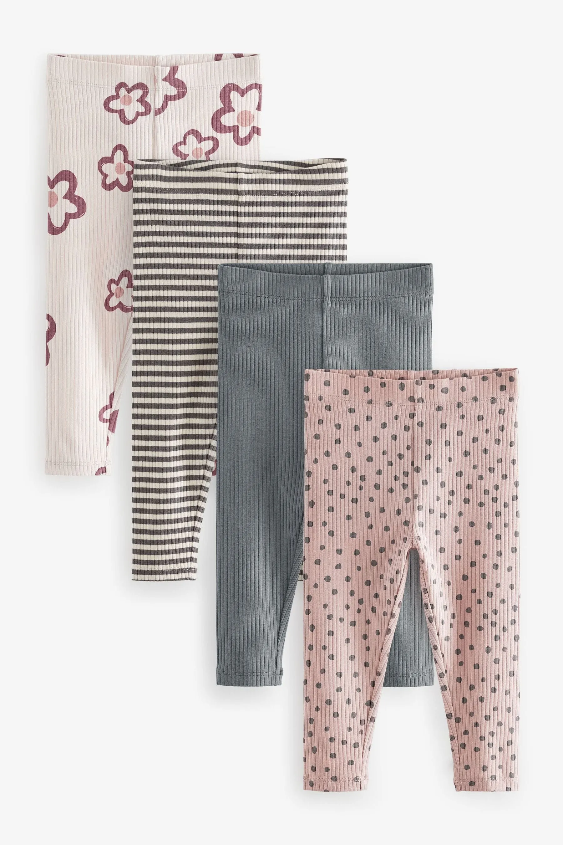Printed Leggings 4 Pack (3mths-7yrs)    