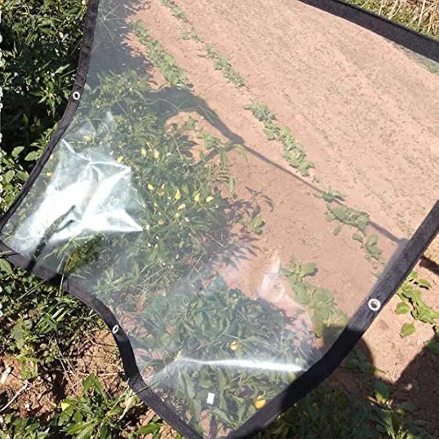 QYRKYP Tarpaulin Trasparente Impermeabile All’Aperto e da Interno Impermeabile, Impermeabile Impermeabile con Telone Plus Imperm