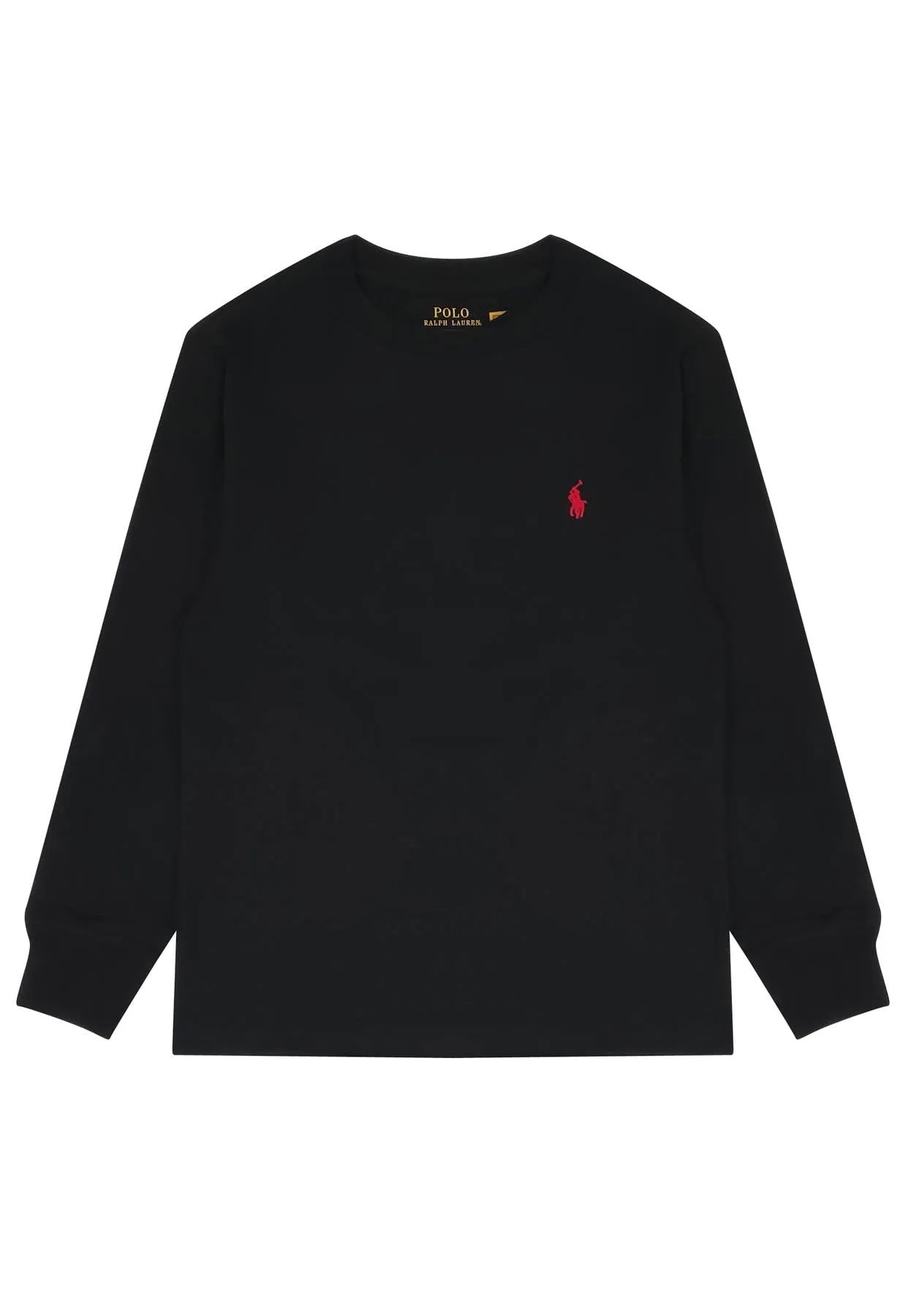 Ralph Lauren Kids t-shirt nera bambino in cotone