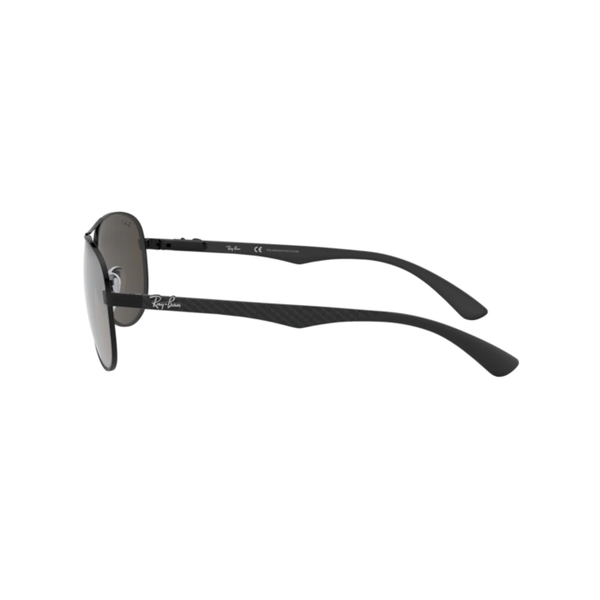   Ray-Ban RB 8313 Carbon Fibre 002/K7 Nero Lucido | Occhiale Da Sole Uomo 