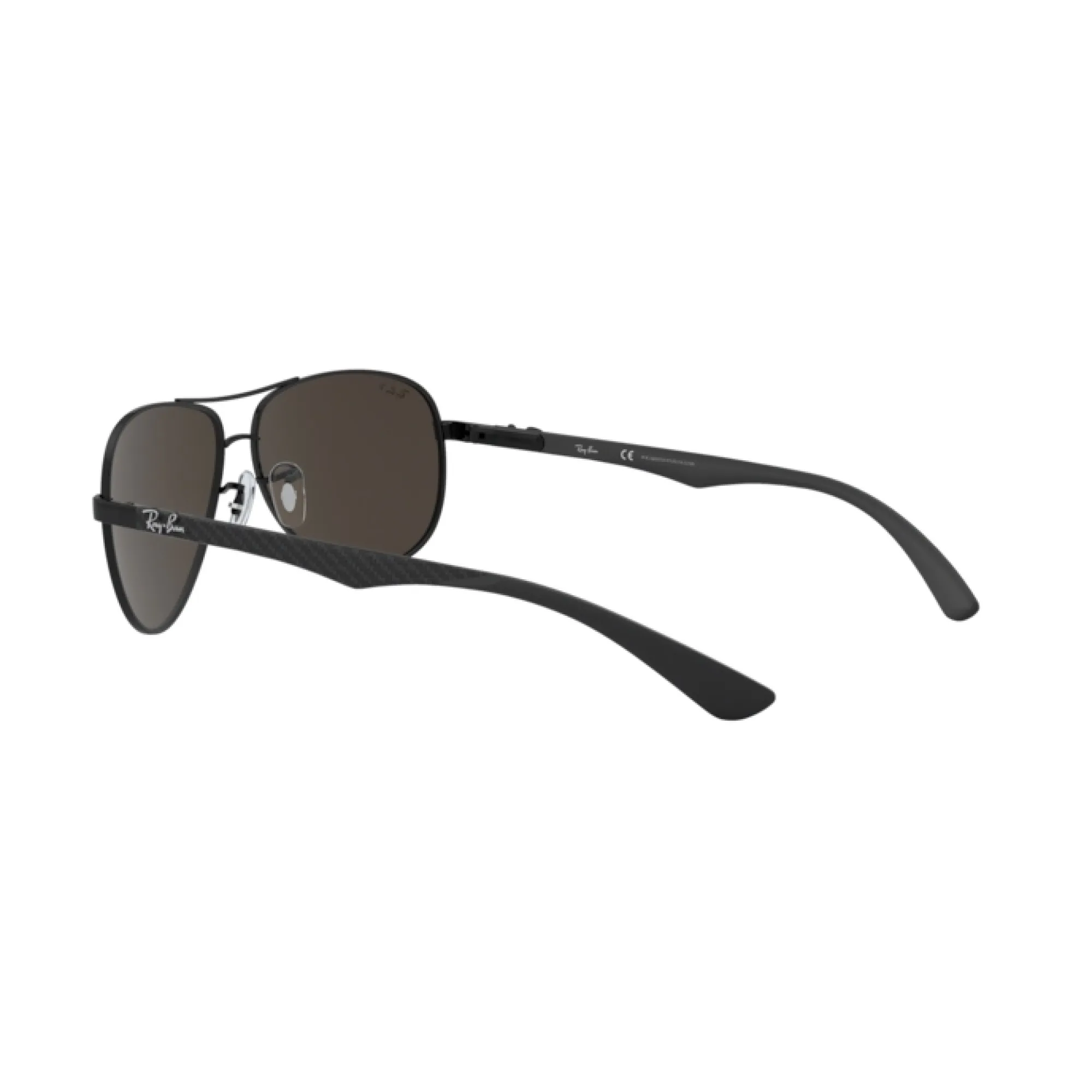   Ray-Ban RB 8313 Carbon Fibre 002/K7 Nero Lucido | Occhiale Da Sole Uomo 