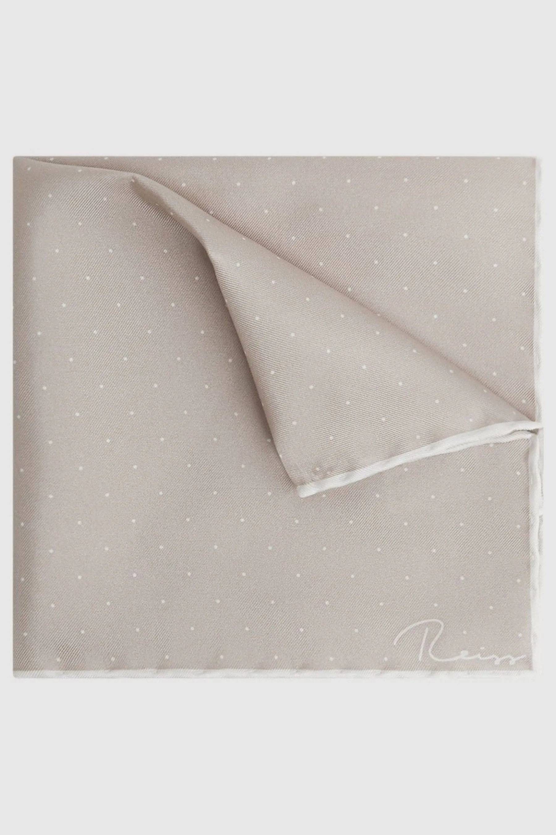Reiss Liam Pois Silk Pocket Square    