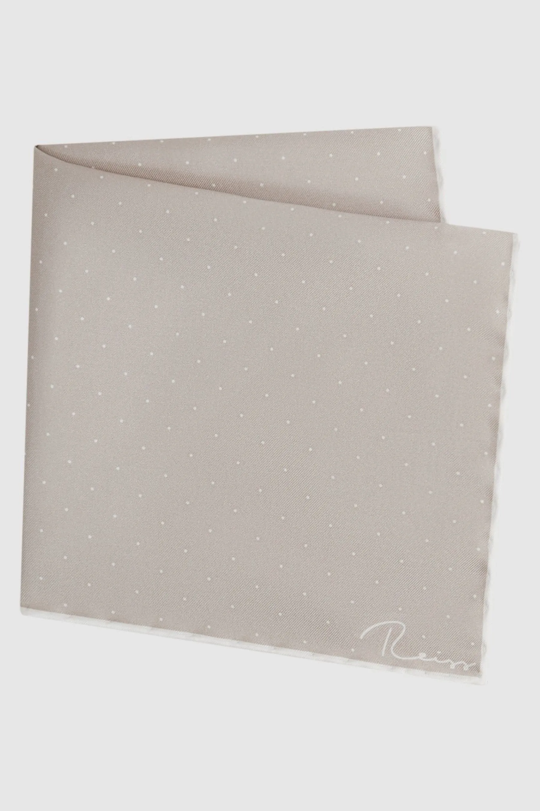 Reiss Liam Pois Silk Pocket Square    