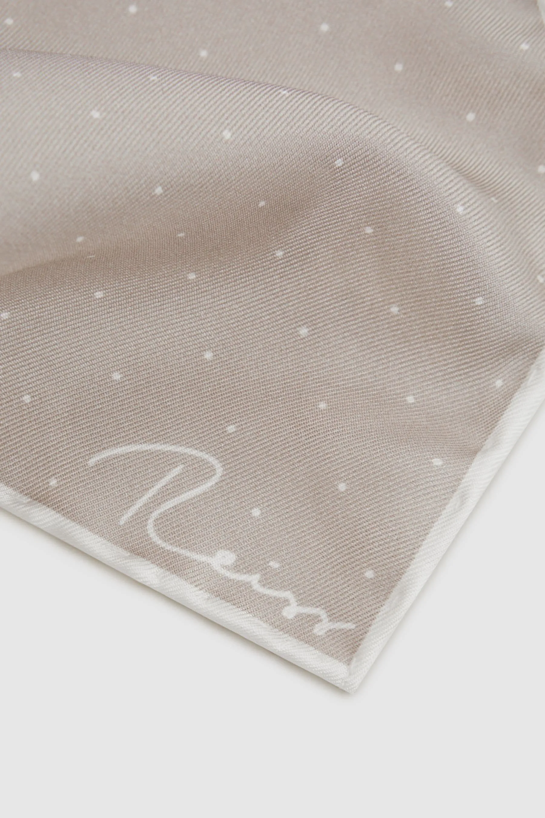 Reiss Liam Pois Silk Pocket Square    