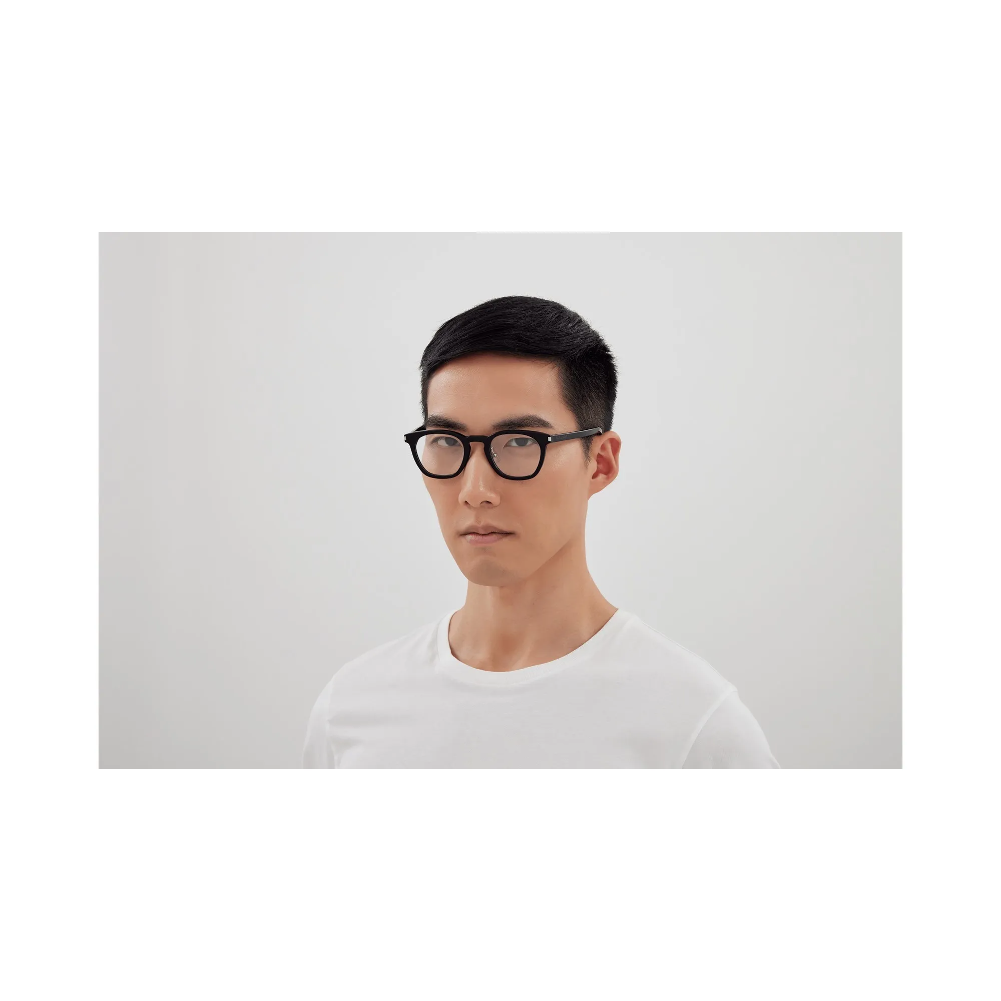   Saint Laurent SL 28/J - 001 Nero | Occhiale Da Vista Unisex 