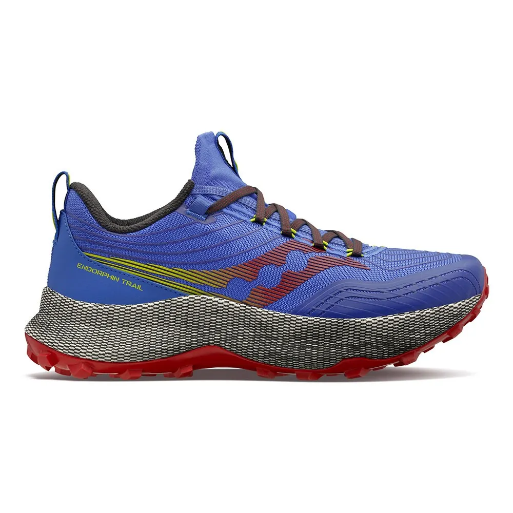 Saucony Endorphin Trail Blu Rosso - Scarpe Trail Running Uomo