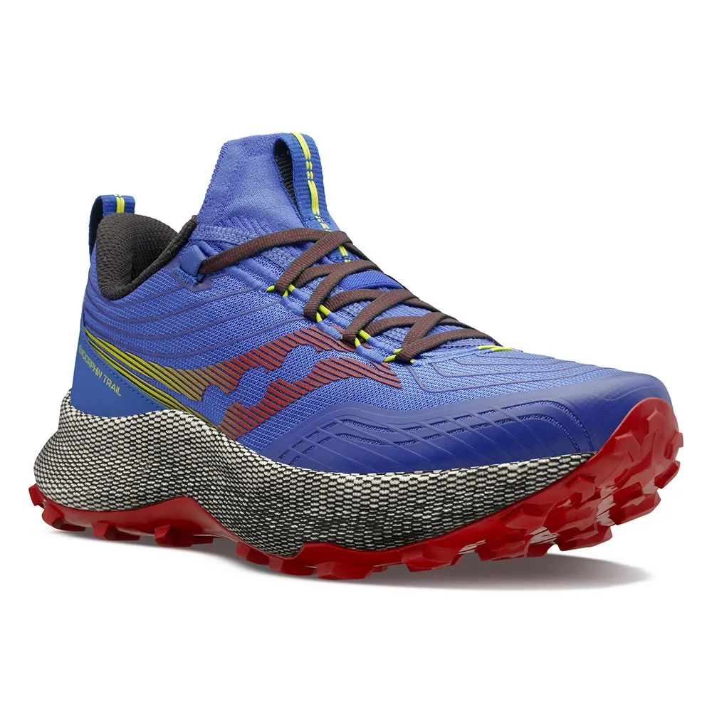 Saucony Endorphin Trail Blu Rosso - Scarpe Trail Running Uomo