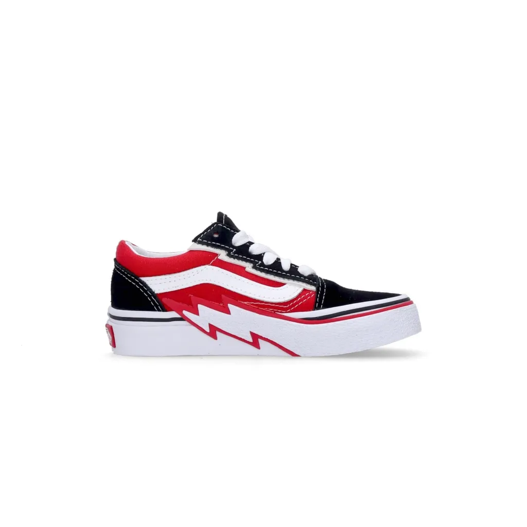 scarpa bassa bambino old skool bolt RED/BLACK