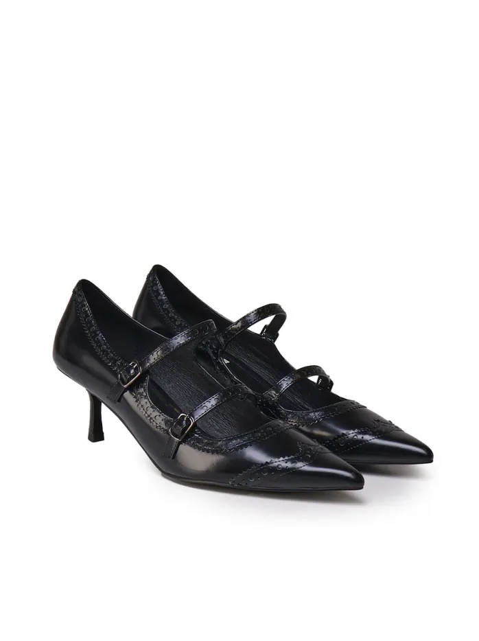 SCARPE CON DOPPIO CINTURINO
