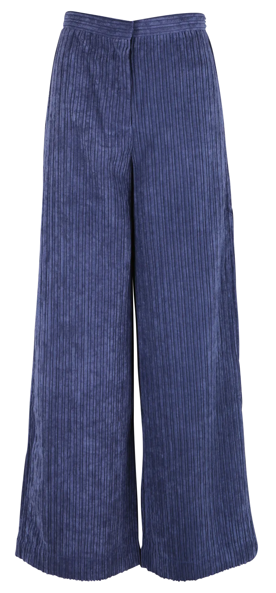  SESSUN   CAP EAST - Pantalone largo in velluto a coste | Blu