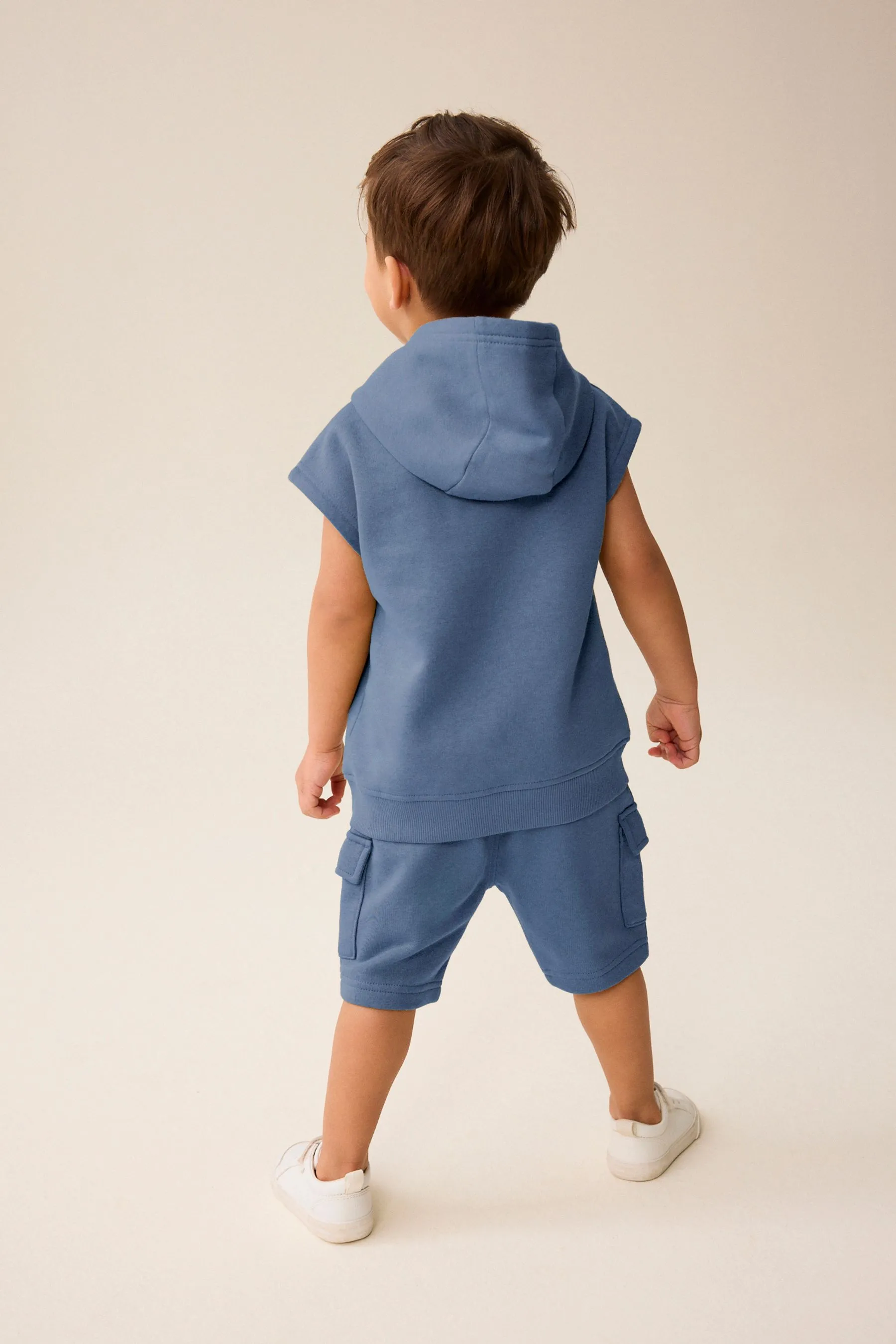 Short Sleeve Utility Hoodie and Shorts Set (3mths-7yrs)    