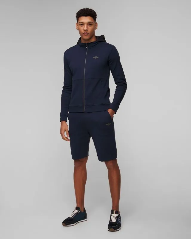 Shorts da tuta blu scuro da uomo Aeronautica Militare
