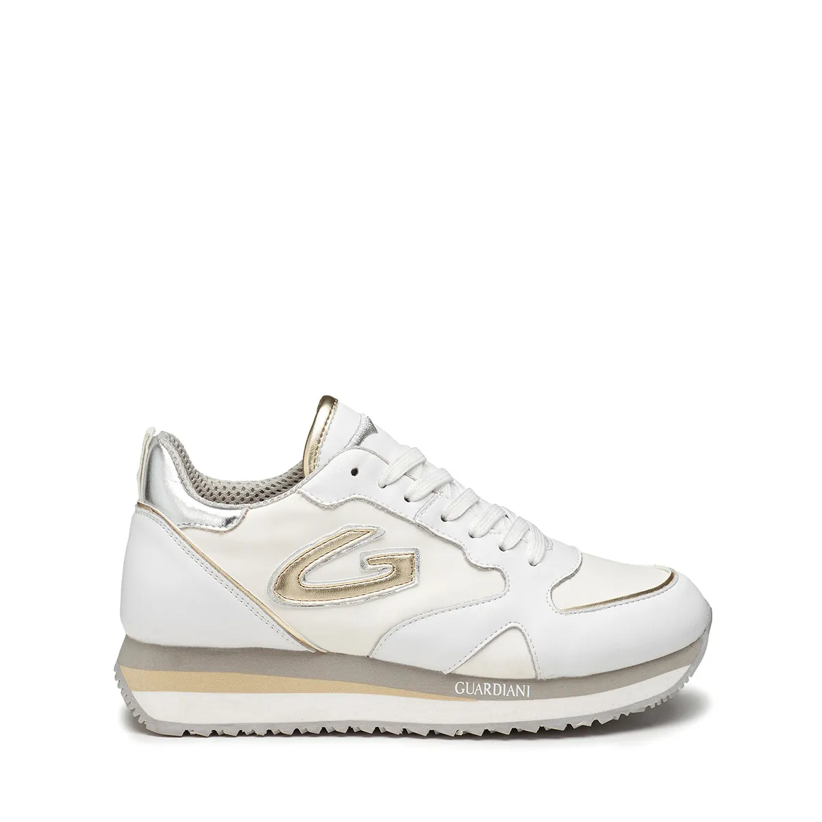   Sneakers Donna in pelle e tessuto GUARDIANI AGW310001