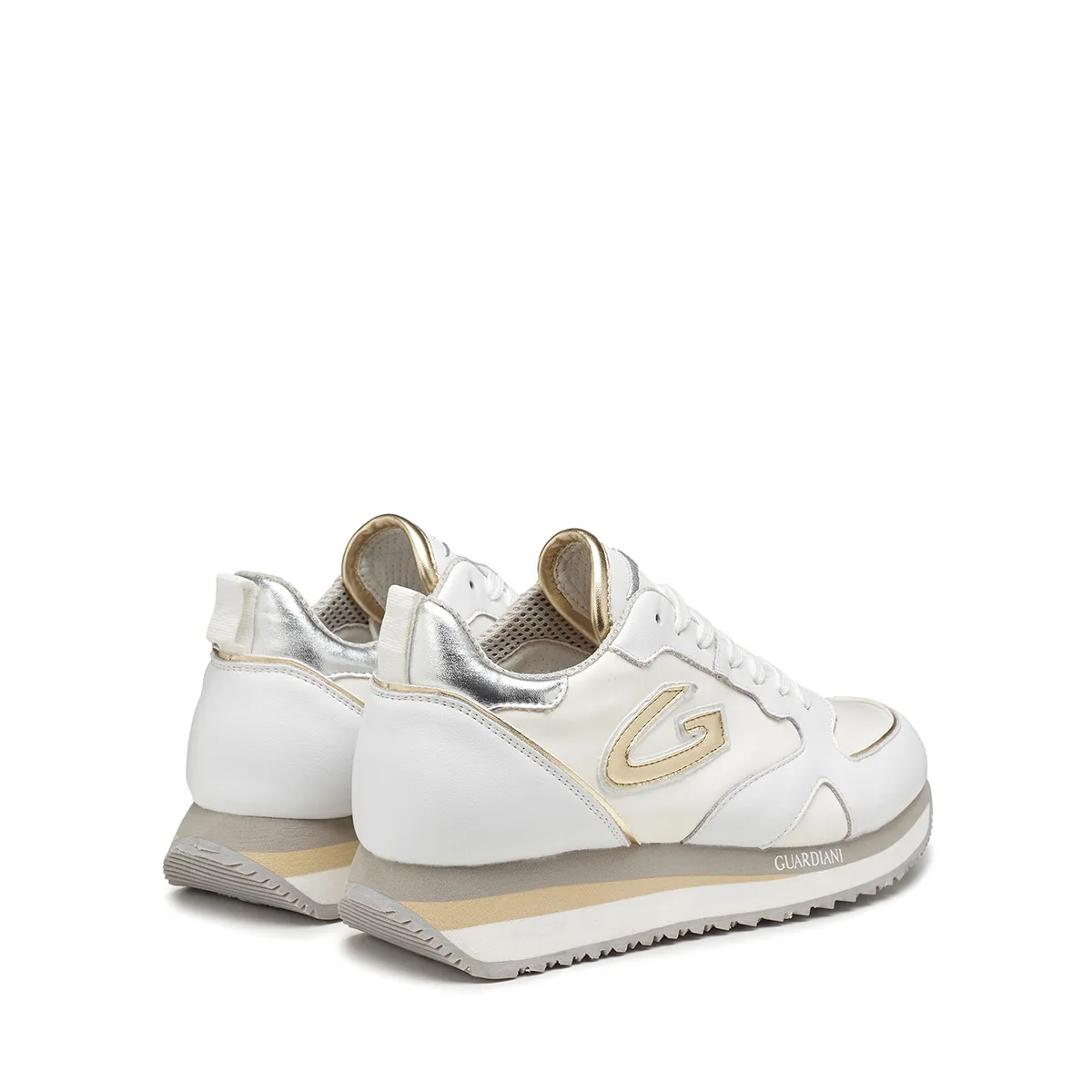   Sneakers Donna in pelle e tessuto GUARDIANI AGW310001