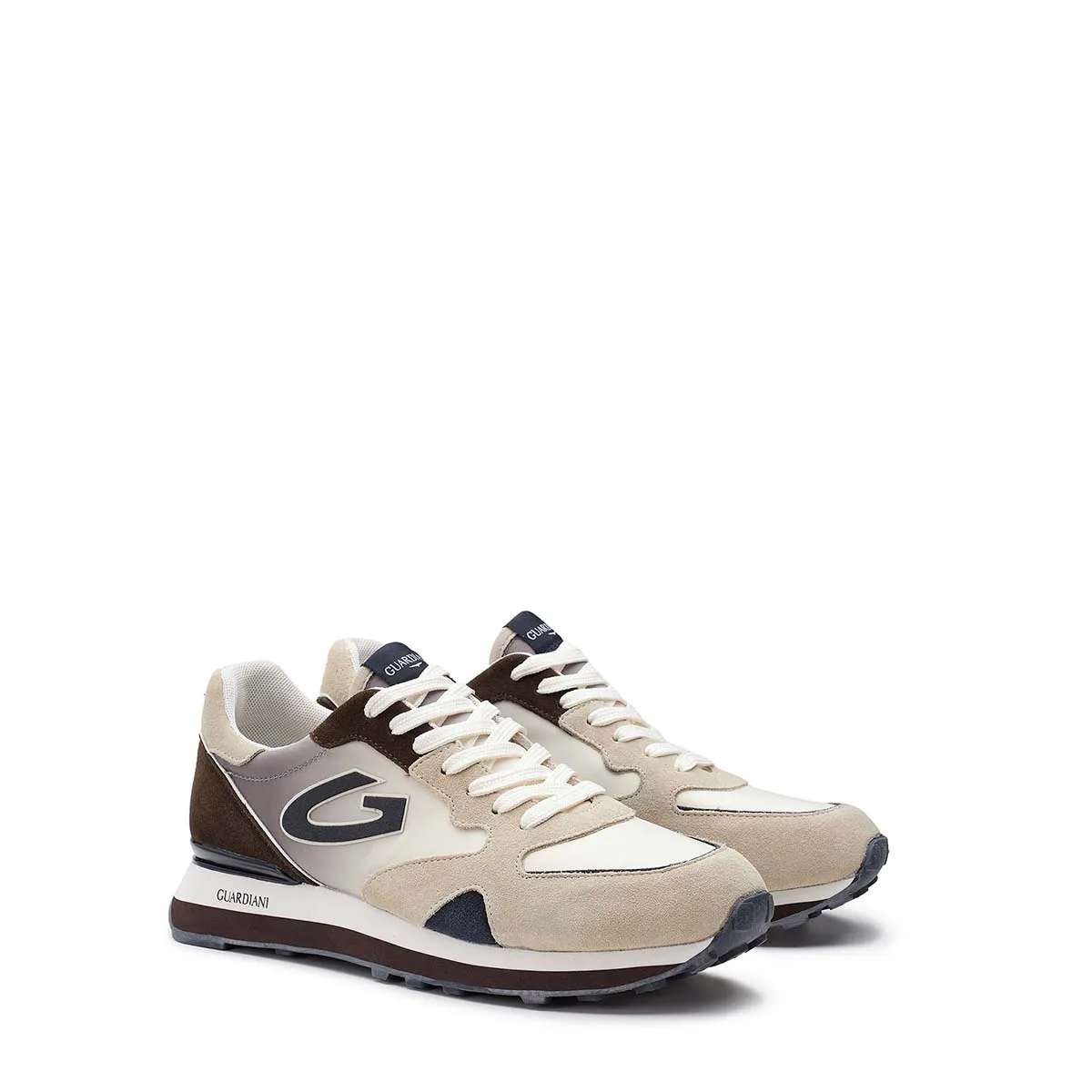   Sneakers Uomo in tessuto e camoscio GUARDIANI AGM316201