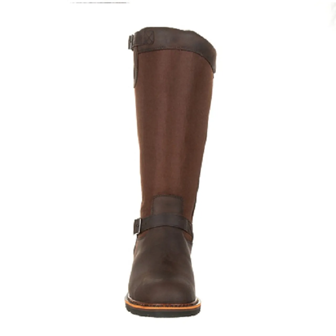Stivale serpente impermeabile Rocky Great Falls con cerniera laterale marrone