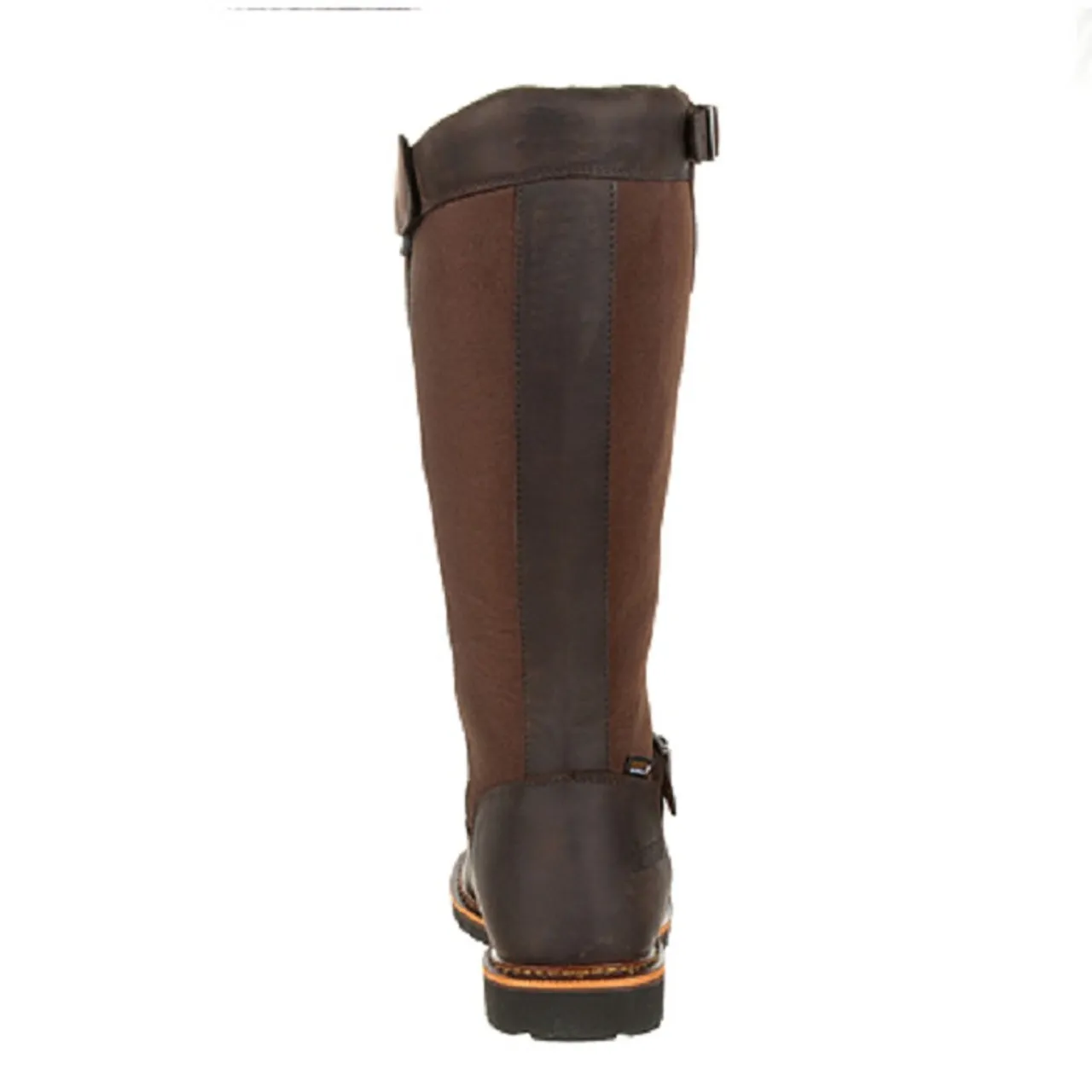 Stivale serpente impermeabile Rocky Great Falls con cerniera laterale marrone