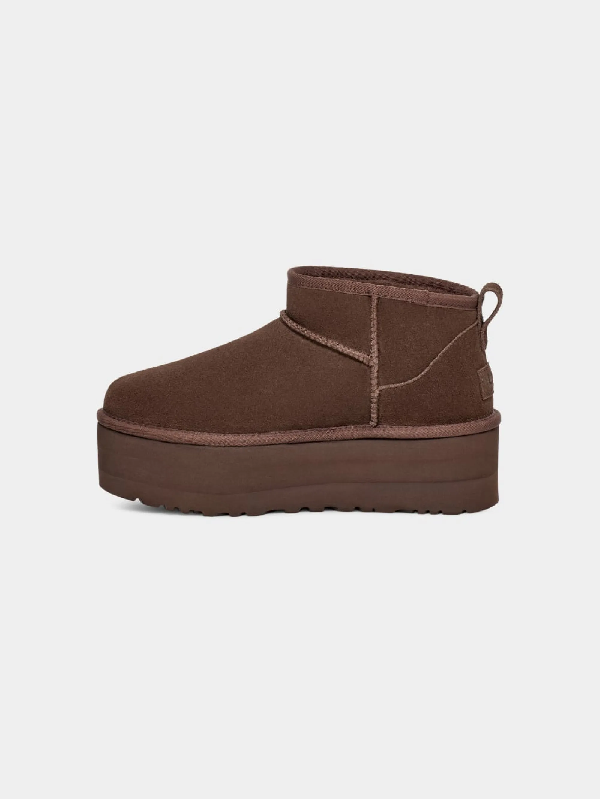 Stivaletti con Plateau Ultra Mini Platform Bruciato