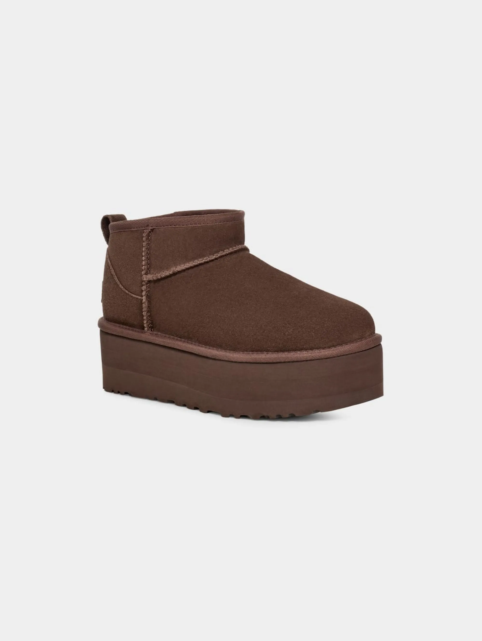 Stivaletti con Plateau Ultra Mini Platform Bruciato