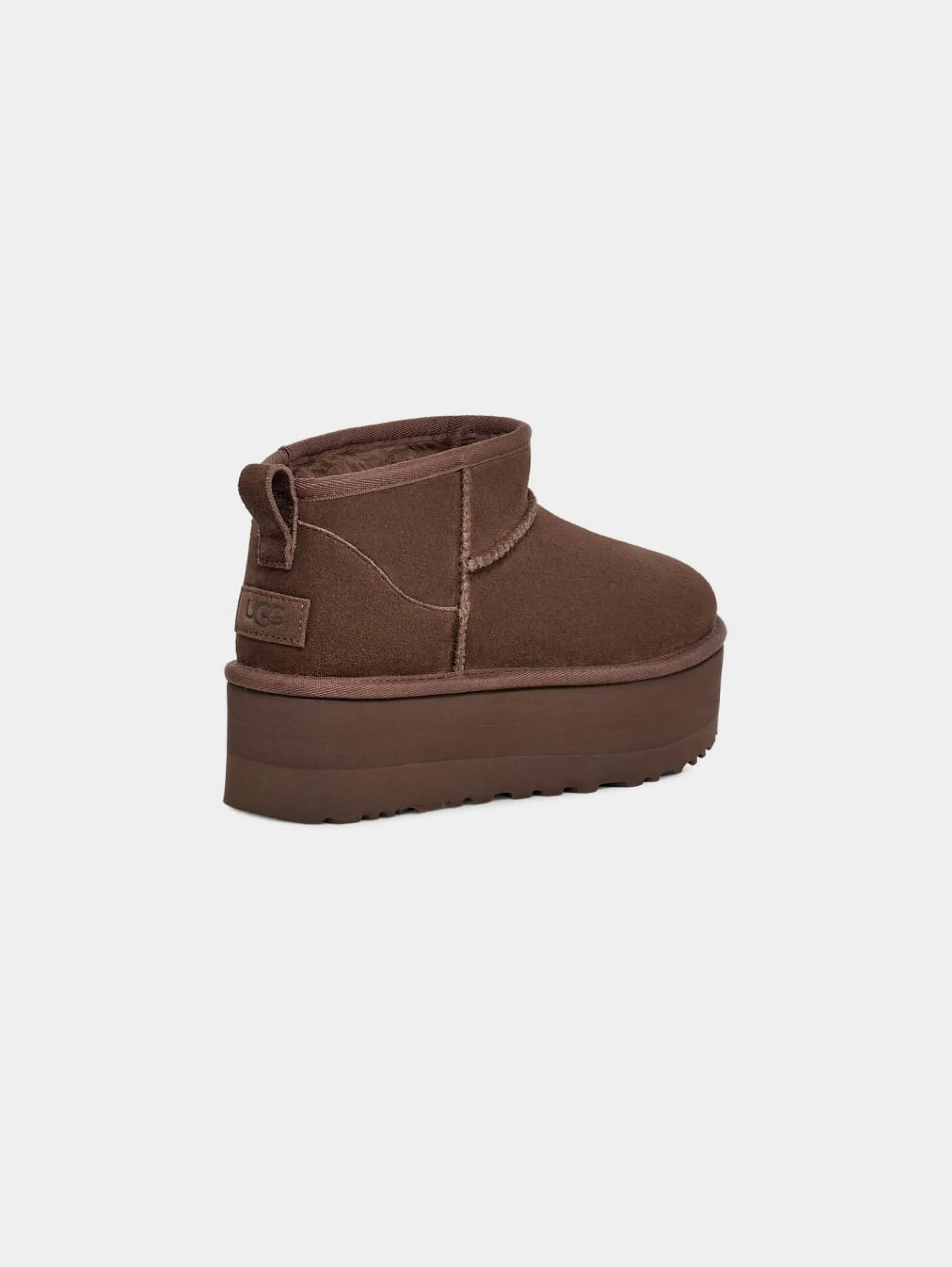 Stivaletti con Plateau Ultra Mini Platform Bruciato