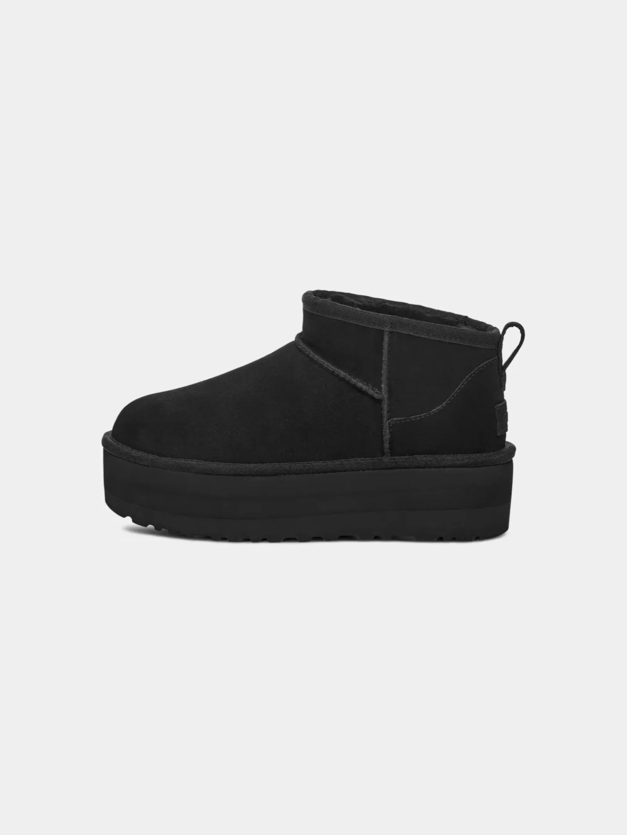 Stivaletti con Plateau Ultra Mini Platform Nero