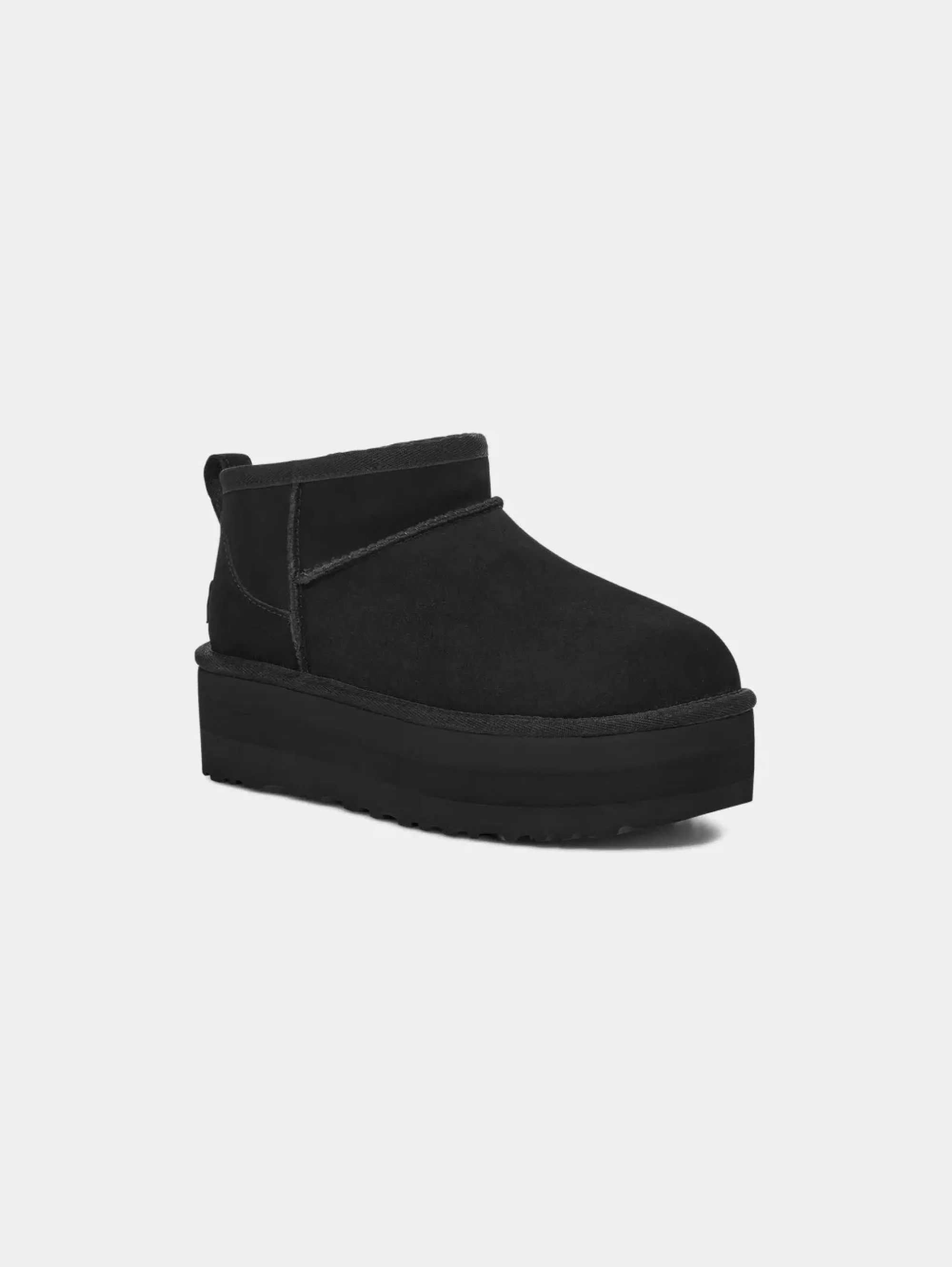 Stivaletti con Plateau Ultra Mini Platform Nero