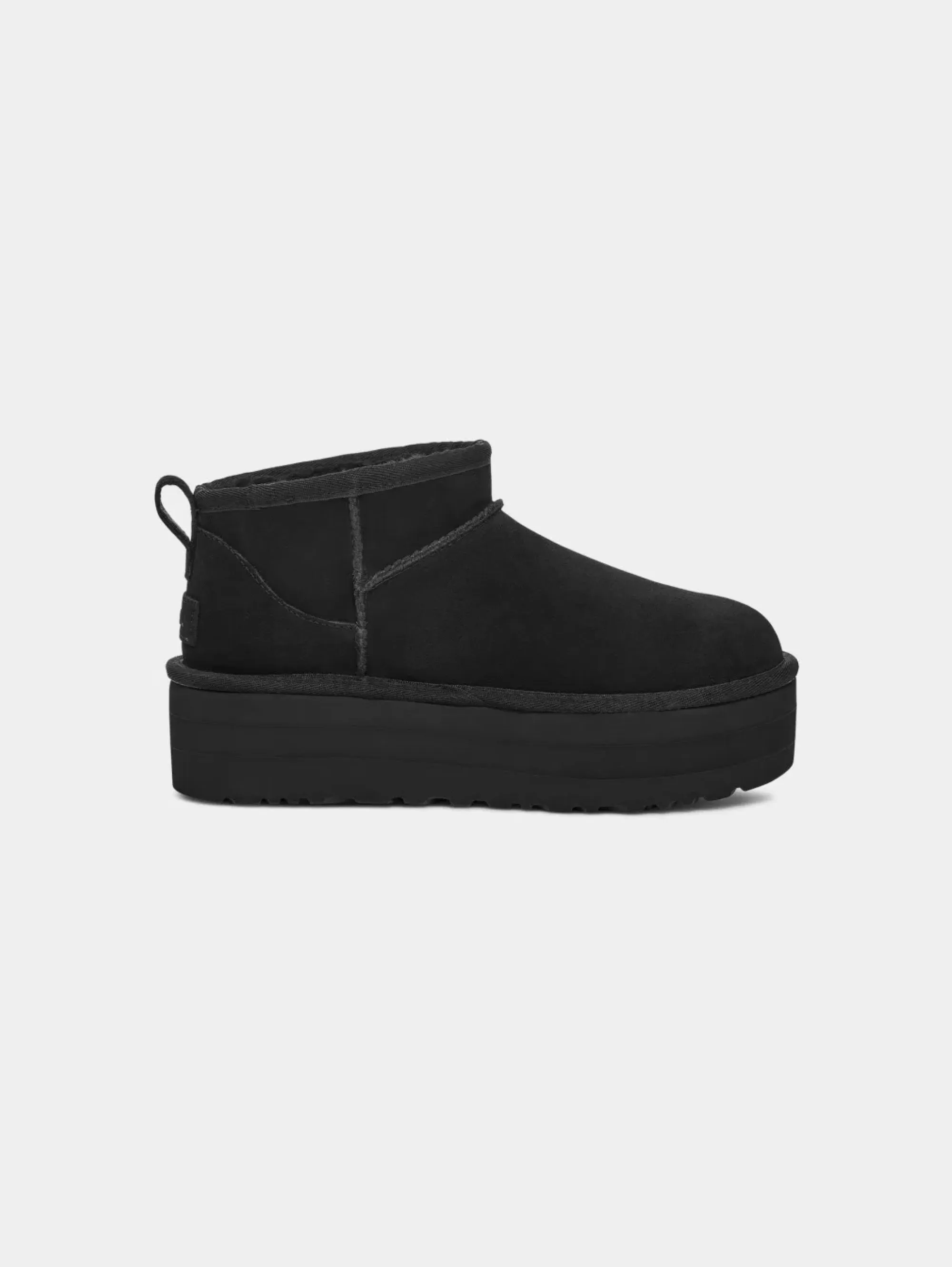 Stivaletti con Plateau Ultra Mini Platform Nero
