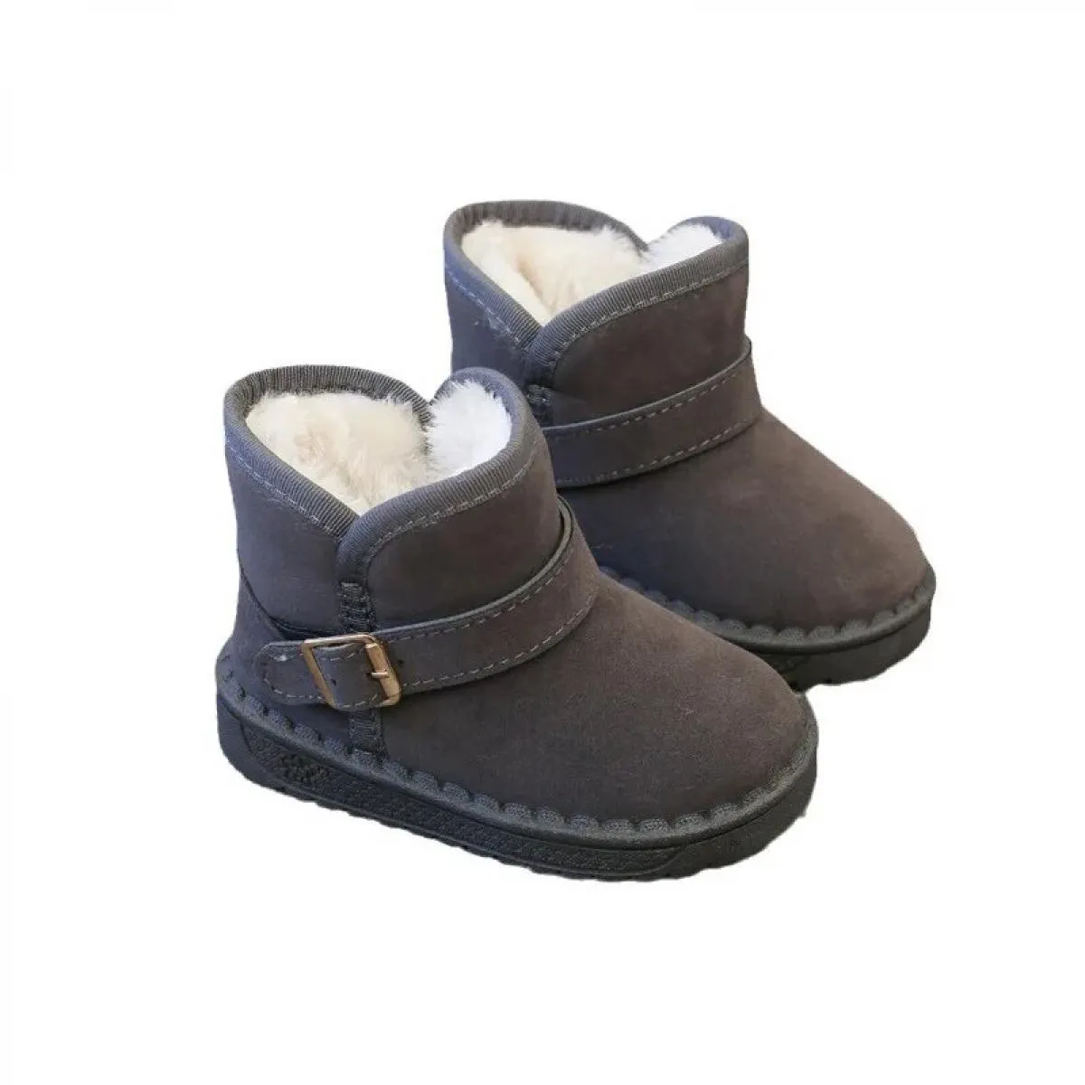 Stivali da neve casual per bambina Versatile inverno nuovo stile Stivali per bambini impermeabili antiscivolo Moda ragazzi Punta