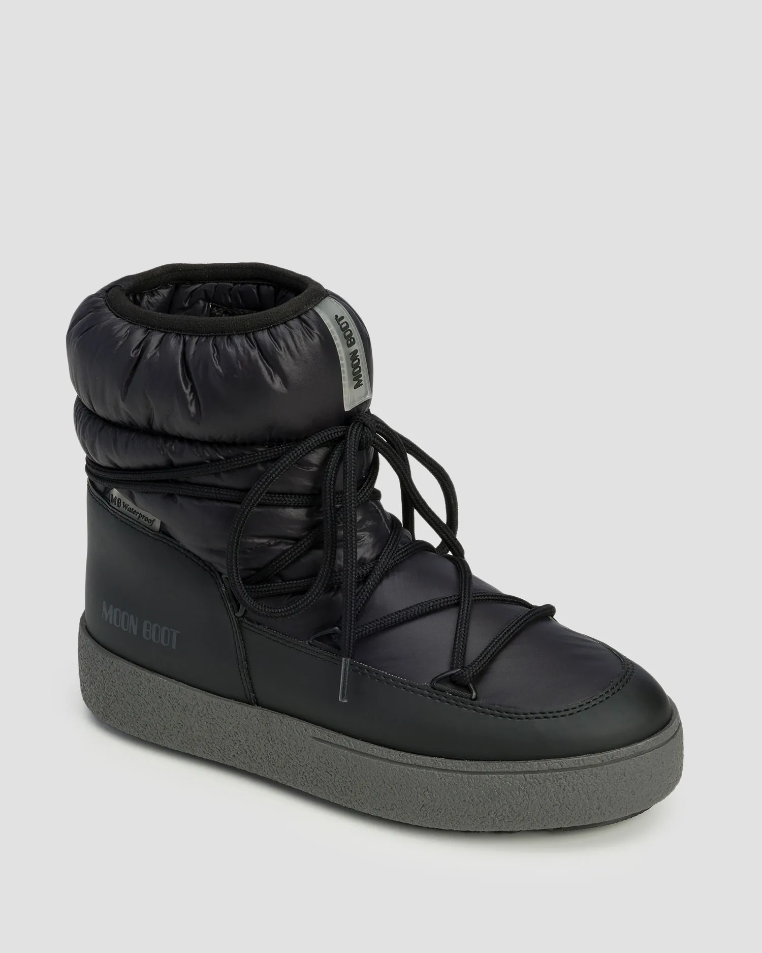 Stivali da neve neri da donna Moon Boot Ltrack Low Nylon Wp 80D2450080-n001