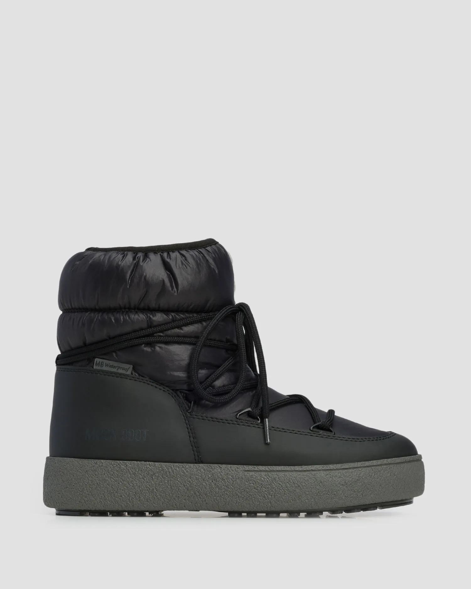 Stivali da neve neri da donna Moon Boot Ltrack Low Nylon Wp 80D2450080-n001