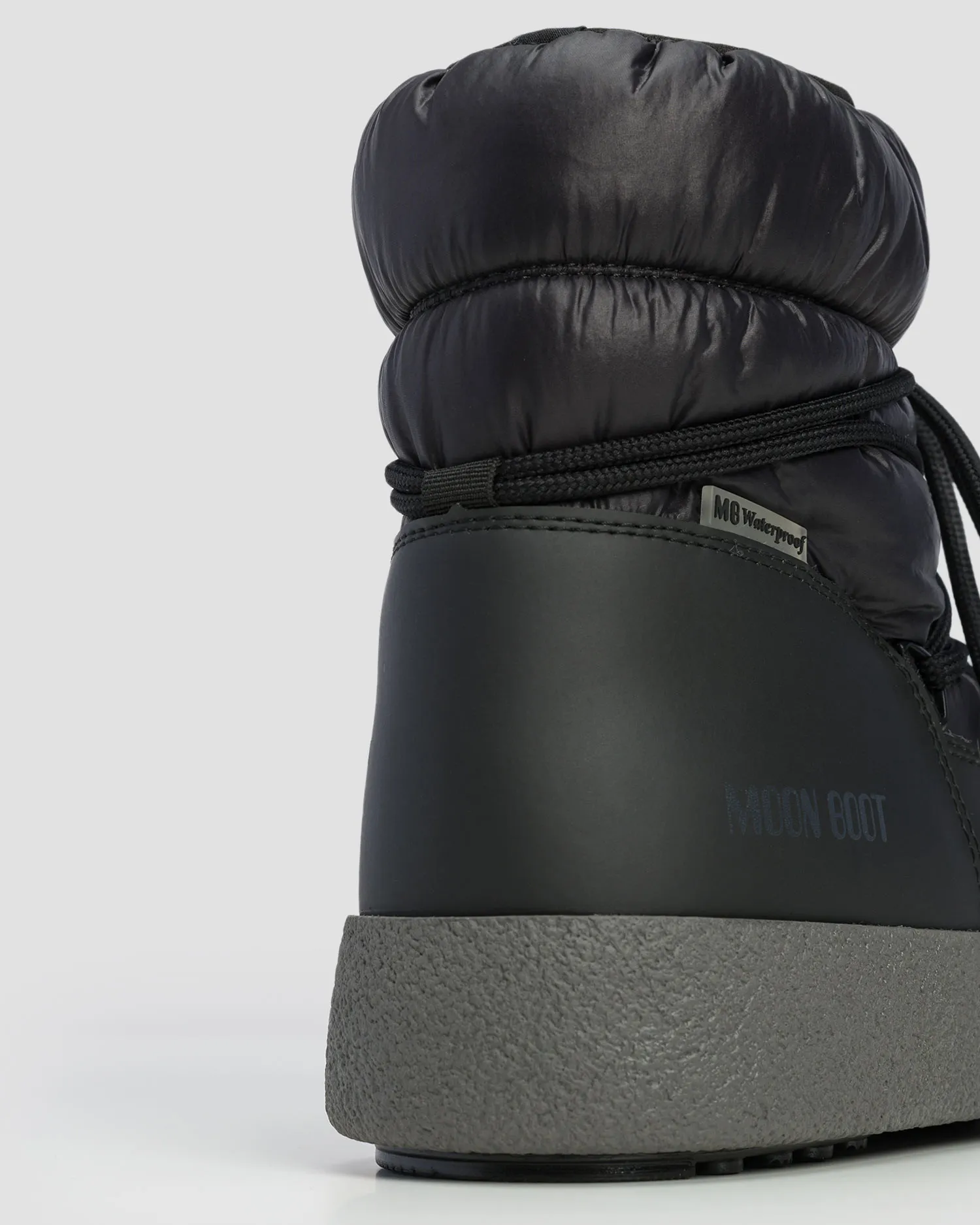 Stivali da neve neri da donna Moon Boot Ltrack Low Nylon Wp 80D2450080-n001